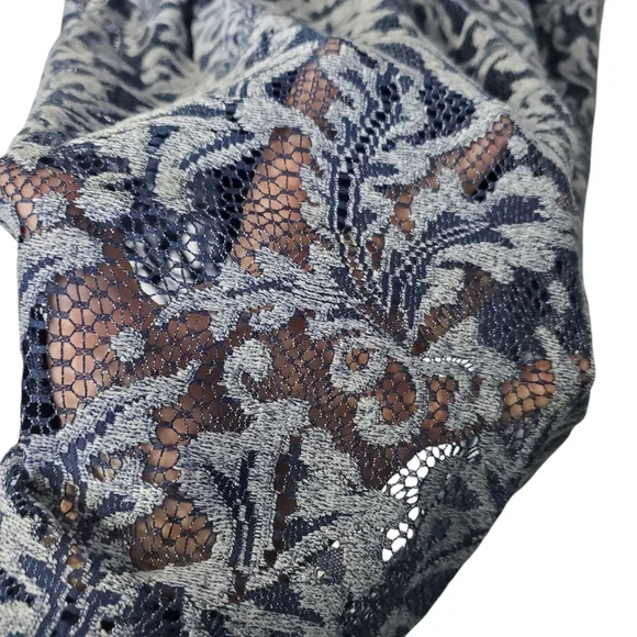 NWT Sabrina Blue Women's Dress Sleeveless Lace Size 26W - Picture 11 of 15